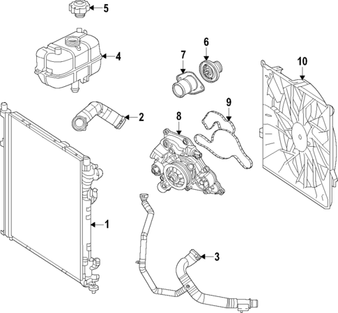 Cooling System for 2022 Jeep Grand Cherokee #0