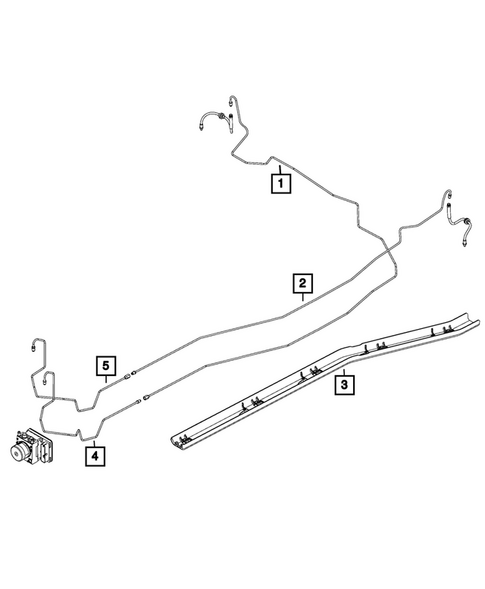 Hydraulic Control Unit, Brake Tubes and Hoses for 2026 Jeep Compass #2