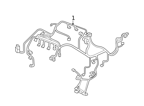 Wiring Harness for 2018 Acura TLX #0