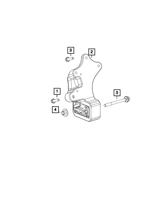 6509257AA - Engine: Hex Nut And Washer for Mopar Image image