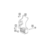 6509257AA - Engine: Hex Nut And Washer for Mopar Image