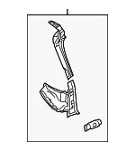 G81413KAAA - Body: Tail Lamp Pocket for Nissan: Pathfinder Image