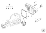 33108305033 - Rear Axle: Gasket Asbestos Free for BMW Image