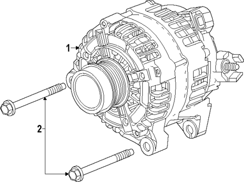 Alternator for 2025 Buick Envista #1