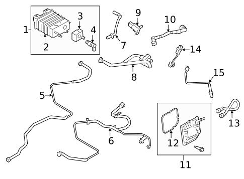 Crankcase Ventilation System for 2023 Lincoln Nautilus #0