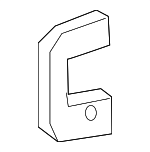 21072301247D43 - Body: Lock Inner Cover for Mercedes-Benz Image