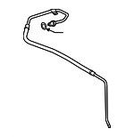 7P0422891K - Steering: Lower Return Line for Volkswagen Image