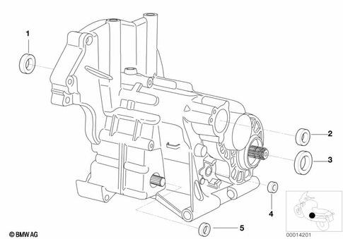 Bearing in Housing, Seals for 2000 BMW-Motorrad R 1200 C #0