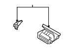 3C0898304D - HVAC: HVAC Air Inlet Housing for Volkswagen Image