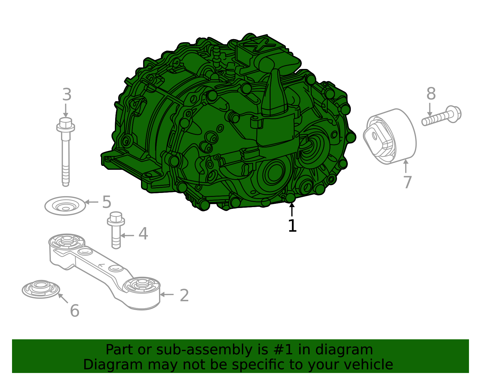 2024-2025 Toyota Transaxle Assembly, Hybrid Electric Vehicle 30970