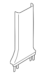 3B0867297Q70 - Body: Center Pillar Trim for Volkswagen: Passat Image