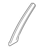 3B08672332PK - Body: Windshield Pillar Trim for Volkswagen: Passat Image