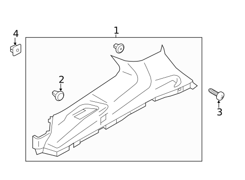 Interior Trim - Quarter Panels for 2018 Subaru Forester #0