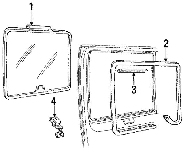 EOUZ22262B00A - Body: Hinge for Ford: E-150 Econoline, E-150 Econoline Club Wagon, E-250 Econoline, E-250 Econoline Club Wagon, E-350 Econoline, E-350 Econoline Club Wagon Image