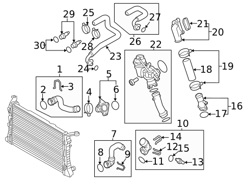 Hoses & Lines for 2014 Audi RS7 #0