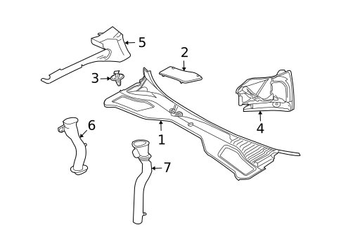 Cowl for 2009 Jaguar Vanden Plas #0