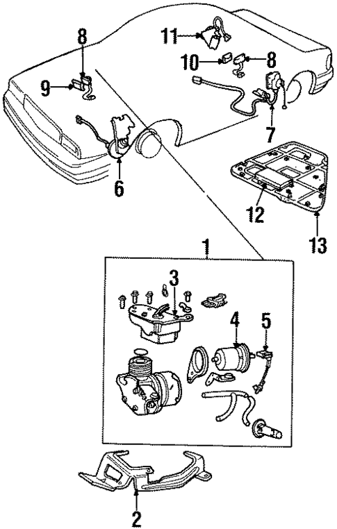 Ride Control Components for 1995 Cadillac Seville #0