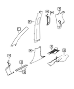 1GG71BD3AB - : Scuff Plate, Left for Dodge: Durango | Jeep: Grand Cherokee Image