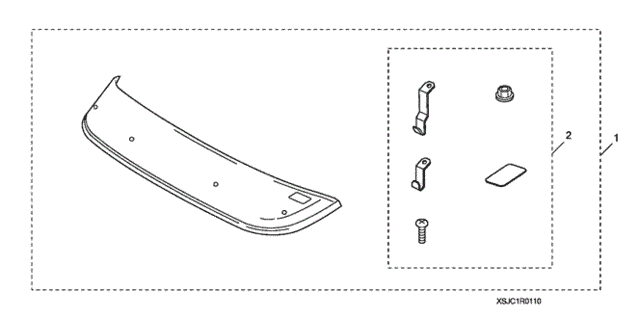 Moonroof Visor for 2011 Honda Ridgeline #0