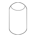 8K0201274B - Fuel System: Fuel Tank Insulator for Volkswagen: Atlas Cross Sport, Golf Alltrack, Golf R, Golf SportWagen, Taos, Tiguan Image