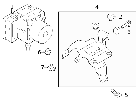 ABS Components for 2025 Mitsubishi Eclipse Cross #0