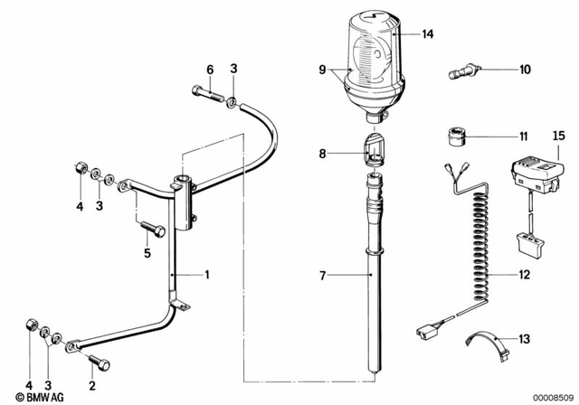 7119913589 - Lights: Hex Bolt - M6X25 for BMW-Motorrad Image
