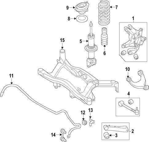 Rear Suspension for 2017 Subaru Outback #0