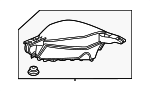 172306FBA01 - Engine: Lower Resonator for Honda Image