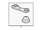 172656FBA00 - Engine: Stay Bracket for Honda Image