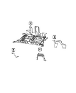 68627081AA - Electrical: Battery Tray Brace for Mopar Image