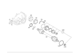 2213504802 - Rear Axle: Drive Shaft for Mercedes-Benz Image