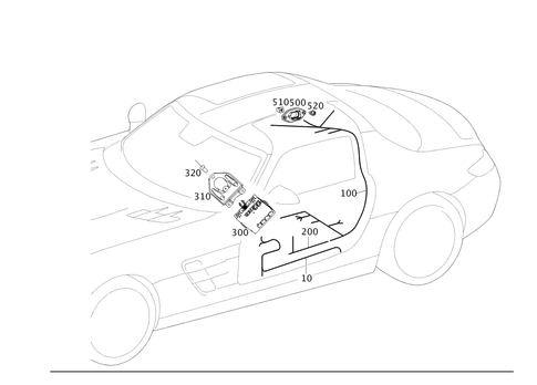 Door Wiring Harness and Door Control Module for 2014 Mercedes-Benz SLS AMG #0