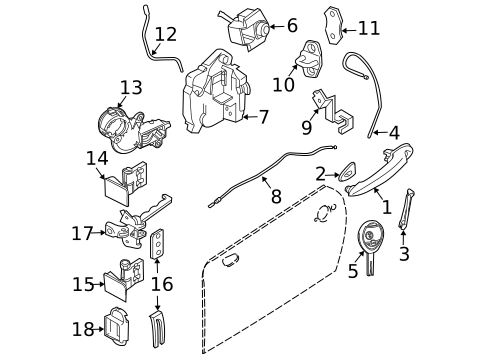 Door for 2005 Mini Cooper #1