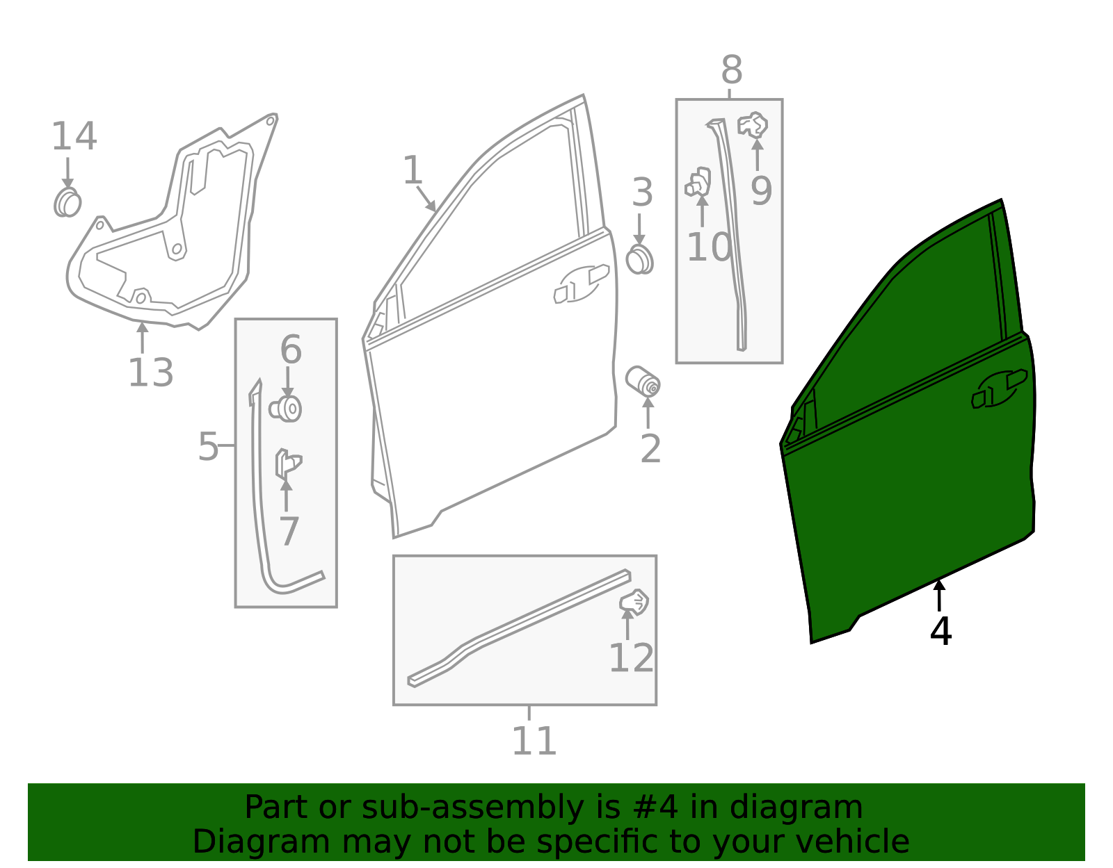 2016-2022 Honda HR-V Outer Panel 67111-T7J-H00ZZ | Honda Factory Parts