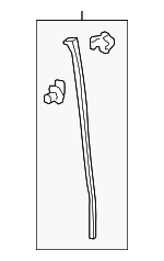 72367T7WA01 - : Rear Weather-Strip for Honda: HR-V Image