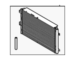 PZ1Z19712B - HVAC: A/C Condenser for Ford Image
