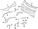 976820609 - Body: Drain Valve Gasket for Porsche: Panamera Image