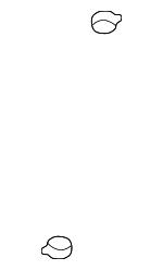 5758734600 - Steering: Reservoir Hose Clamp for Hyundai: Elantra, Santa Fe, Tiburon Image