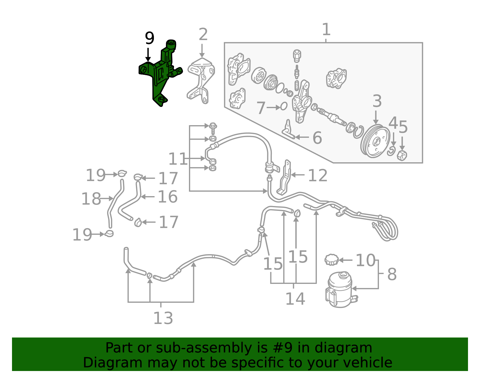 2001-2006 Hyundai Elantra Reservoir Assembly Mount Bracket 57220-2D000 ...