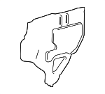 6784276010 - Body: Water Deflector for Lexus: CT200h Image