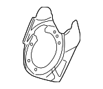 99635180104 - Brakes: Splash Shield for Porsche: 911, Boxster Image