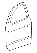 3B4831051AQ - : Door Shell for Volkswagen: Passat Image