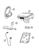 1CJ741T1AA - Electrical: Dvd Player Kit for Mopar Image