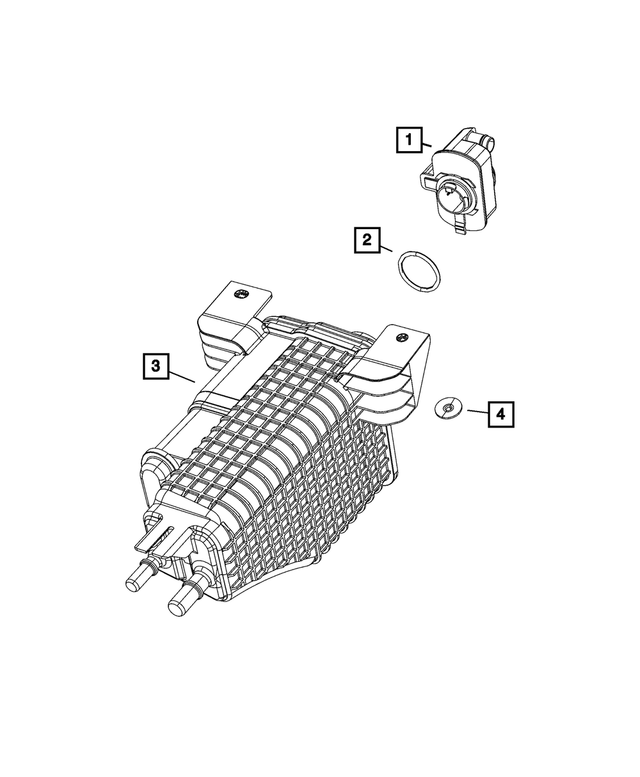 68403001AA - Emission Controls: Evaporative System Integrity Module Detector for Mopar Image image