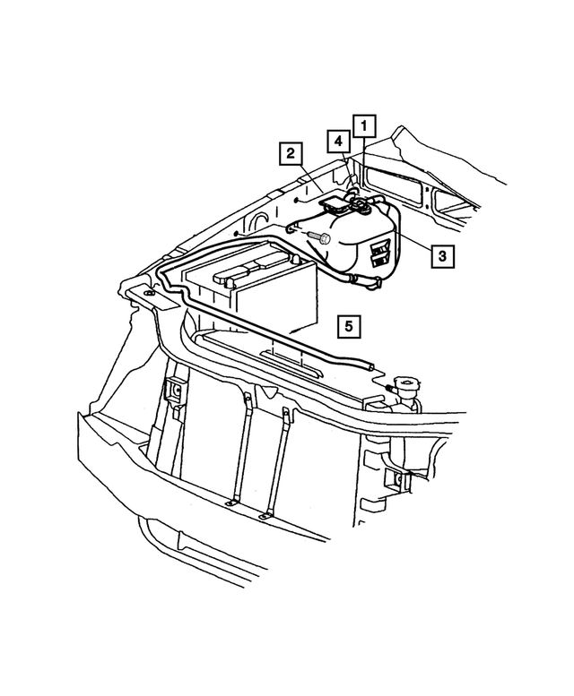 52079331 - Cooling: Coolant Recovery Bottle Cap for Mopar Image