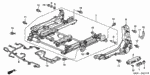 90143SR3900 - Interior/Bumper: BOLT-WASHER (10X22) for Honda Image