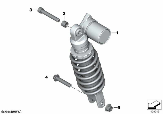 33358532150 - Rear Axle, Rear-Wheel Drive, Suspension: Bush -  for BMW-Motorrad Image
