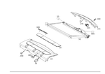 2046902849 - Trim: Trim, Rear Shelf for Mercedes-Benz Image