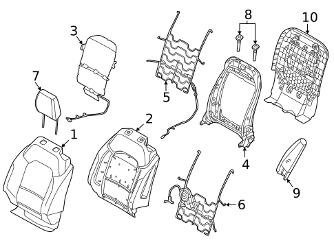 Seats for 2023 Ford Bronco #1
