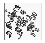 971004D400 - HVAC: Evaporator Assembly for Kia: Sedona Image
